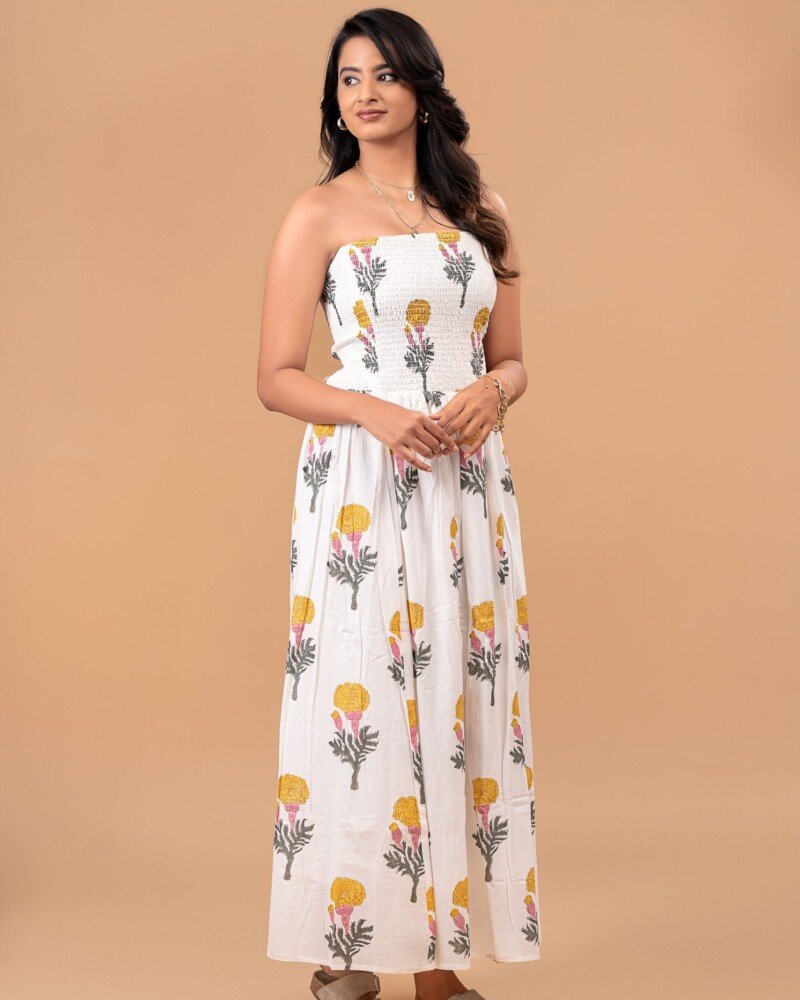 Golden Bloom Sundress