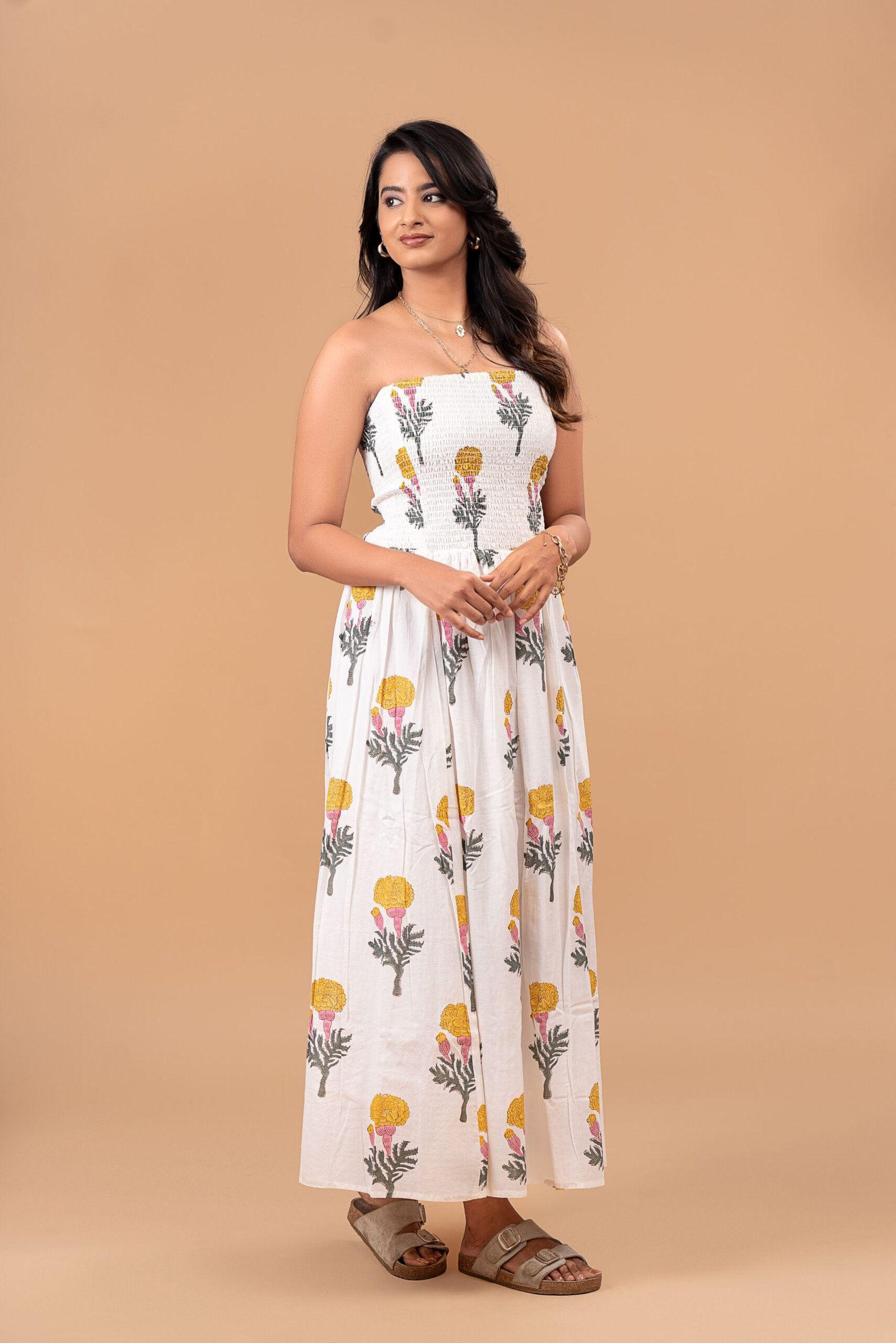 Golden Bloom Sundress Image 1-min